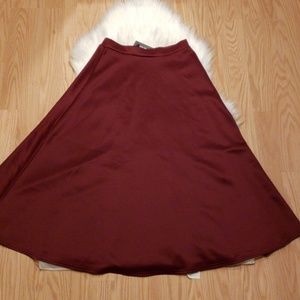 Boohoo Midi A Line Skirt